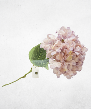 Kunstblume Hortensie Rosa (022-1) – langlebige künstliche Dekoblume aus Textilmaterial