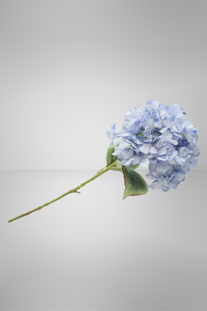 Kunstblume Hortensie Blau (022-2) – langlebige künstliche Dekoblume aus Textilmaterial