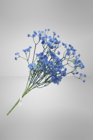 Kunstblume Schleierkraut Dunkelblau (042-4) – langlebige künstliche Dekoblume aus Kunststoff