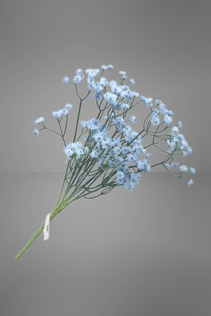 Kunstblume Schleierkraut Babyblau (042-2) – langlebige künstliche Dekoblume aus Kunststoff