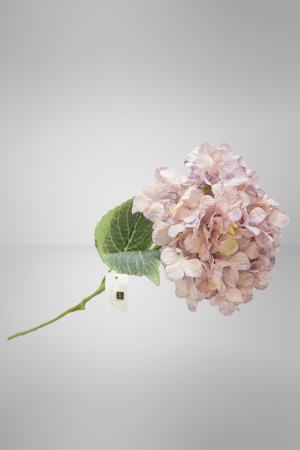 Kunstblume Hortensie Rosa (022-1) – langlebige künstliche Dekoblume aus Textilmaterial