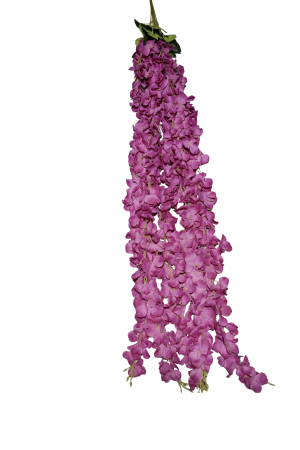 Kunstblume Wisteria Lila (043-4) – langlebige künstliche Dekoblume aus Textilmaterial