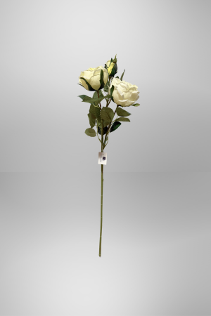 Kunstblume Pfingstrose Cremeweiß (PD-001-1) – langlebige künstliche Dekoblume aus Kunststoff