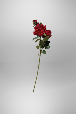 Kunstblume Pfingstrose Rot (PD-001-2) – langlebige künstliche Dekoblume aus Kunststoff