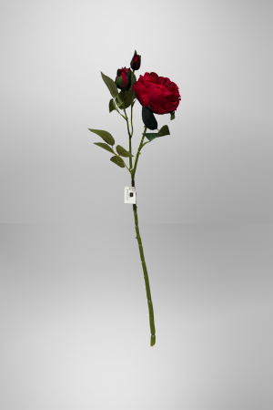 Kunstblume Pfingstrose Rot (PD-005-2) – langlebige künstliche Dekoblume aus Kunststoff