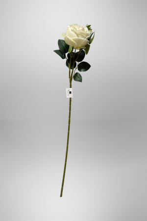 Kunstblume Pfingstrose Cremeweiß (PD-013-1) – langlebige künstliche Dekoblume aus Kunststoff