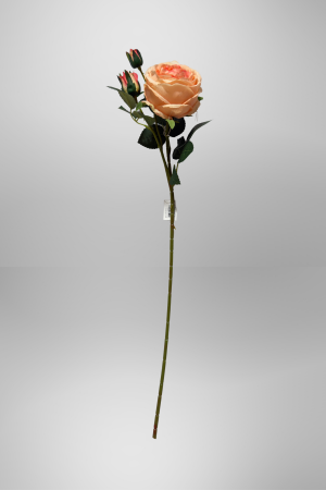 Kunstblume Pfingstrose Aprikose (PD-013-7) – langlebige künstliche Dekoblume aus Kunststoff