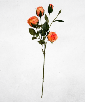 Kunstblume Pfingstrose Aprikose (006-6) – langlebige künstliche Dekoblume aus Kunststoff