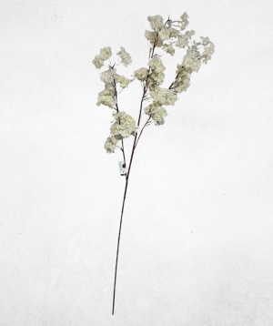 Kunstblume Kirschblüte Weiss (018-1) – langlebige künstliche Dekoblume aus Textilmaterial