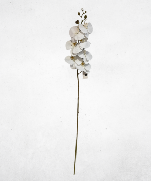 Kunstblume Orchidee Weiss (024-1) – langlebige künstliche Dekoblume aus Kunststoff