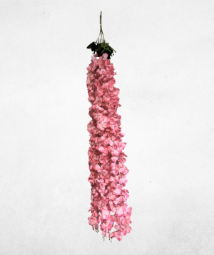Kunstblume Wisteria Rosa (043-5) – langlebige künstliche Dekoblume aus Textilmaterial