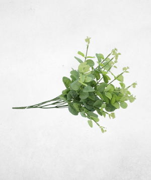 Kunstblume Eucalyptus Grün (N-001) – langlebige künstliche Dekoblume aus Textilmaterial